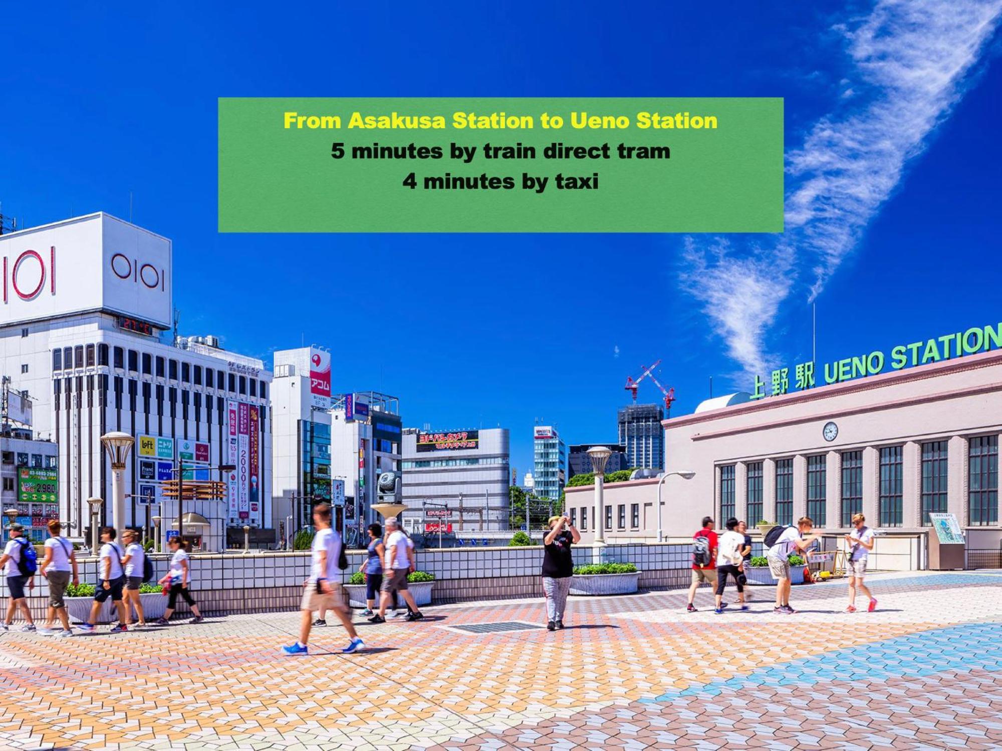 Ferienwohnung 浅草スカイツリービューテラス 浅草寺3分 浅草駅6分 2-10人 成田&羽田空港直通 Präfektur Tokio Exterior foto