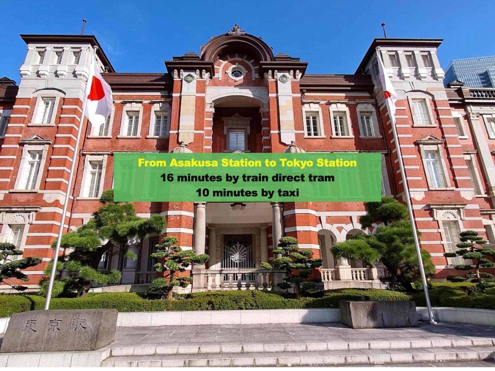 Ferienwohnung 浅草スカイツリービューテラス 浅草寺3分 浅草駅6分 2-10人 成田&羽田空港直通 Präfektur Tokio Exterior foto